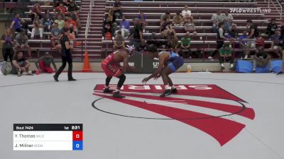 70 kg Rr Rnd 2 - Yahya Thomas, Wildcat WC vs Jonathan Millner, Boone RTC