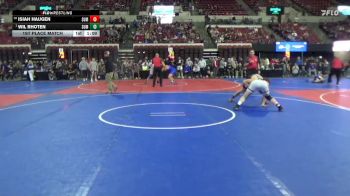 172 lbs 1st Place Match - Wil Rhoten, Falls Academy vs Isiah Haugen, Coyote Wrestling Club