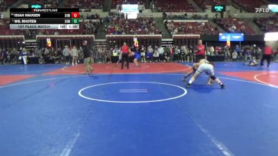 172 lbs 1st Place Match - Wil Rhoten, Falls Academy vs Isiah Haugen, Coyote Wrestling Club