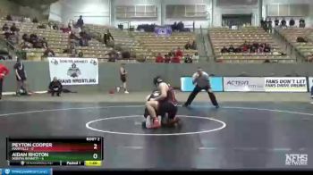 195 lbs Quarterfinals (8 Team) - Peyton Cooper, Maryville vs Aidan Rhoton, Dobyns Bennett