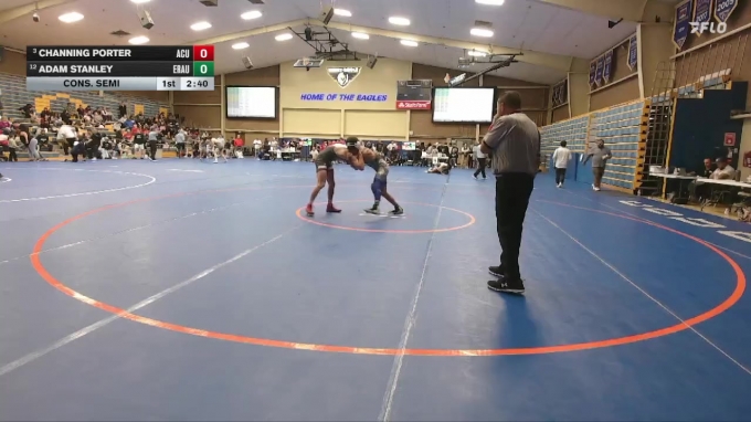 141 lbs Cons. Semi - Channing Porter, Arizona Christian University vs ...