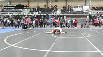 138 lbs Consi Of 8 #1 - Cole Sanderson, Coventry vs Austin Henault, Lincoln