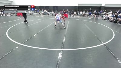 120 lbs Mason Hoffman, Oklahoma Red vs Tyler Cooper, Team Michigan Red