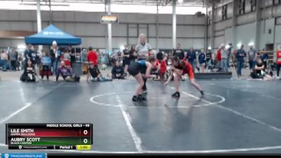 95 lbs Cons. Round 2 - Aubry Scott, Black Canyon vs Lile Smith, Nampa Bulldogs