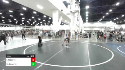 58 lbs Consi Of 8 #2 - Isaiah Tapia, Kalispell WC vs Maverick Sena, Top Notch