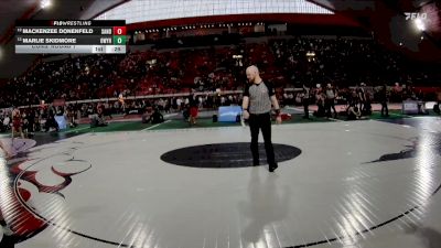 G 100 lbs Cons. Round 1 - Mackenzee Donenfeld, Sandpoint vs Marlie Skidmore, Owyhee