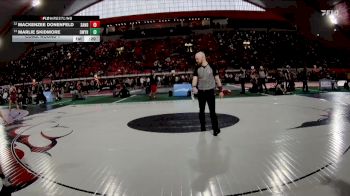 G 100 lbs Cons. Round 1 - Mackenzee Donenfeld, Sandpoint vs Marlie Skidmore, Owyhee