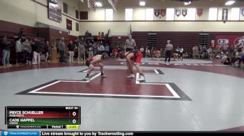 126 lbs Round 1 - Cade Happel, Lisbon vs Pryce Schueller, Maquoketa