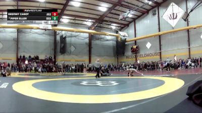 100 lbs Champ. Round 2 - Destiny Cabot, Avon Lake vs Piper Eller, Corner Canyon