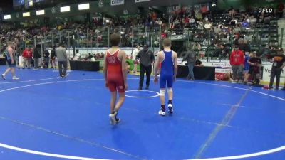 96 lbs Cons. Semis - Roman Moore, Sebolt Wrestling Academy vs Hayden Hill, Moen