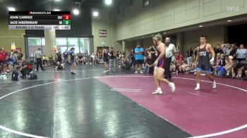 170 lbs Round 3 (6 Team) - Jace Kinzenbaw, Moyer Elite vs JOHN CARROZ, Fight Club