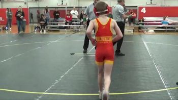 56 lbs Round 2 (4 Team) - Luke Taussig, East Kansas Eagles vs Mason Croushorn, Lead Miners