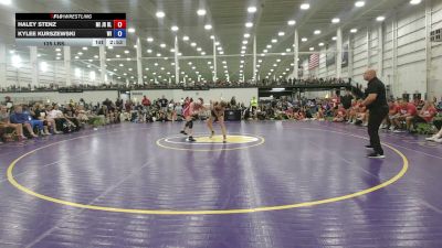 125 lbs Haley Stenz, Michigan Blue vs Kylee Kurszewski, Wisconsin