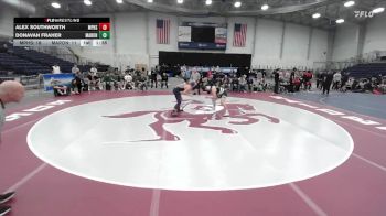 144 lbs Semifinals (4 Team) - Alex Southworth, Miller Place High Sch vs Donavan Fraher, Marcellus-Onondaga