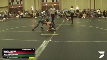 70 lbs Semifinal - Macyn Gardner, Legends Of Gold vs Owen Macoff, Legacy Dragons