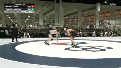 61 lbs Quarters - Elijah Cortez, Gilroy High School Wrestling vs Timothy Koester, Big Game Wrestling Club