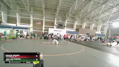 63 lbs Round 1 (4 Team) - Mason Weight, Team Oregon vs Waylon Martin, Idaho 2