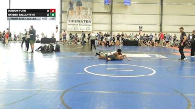120 lbs Round Of 32 - London Ford, AL vs Hayden Ballantyne, UT