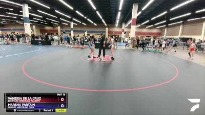 115 lbs Quarterfinal - Vanessa De La Cruz, Boneyard Wrestling Academy vs Marsha Partain, NB Elite Wrestling Club