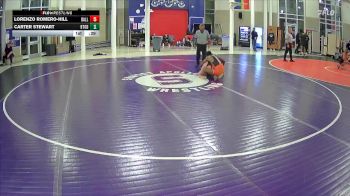 132 lbs Cons. Round 3 - Lorenzo Romero-Hill, Dallas vs Carter Stewart, Battle Ground