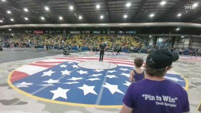 45 lbs Cons. Round 3 - William Thompson, Laurel Matburners vs Huxley Dostal, Laurel Matburners
