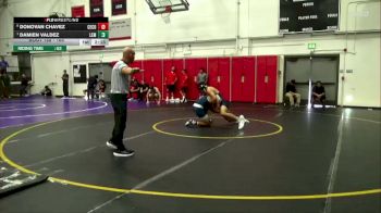 165 lbs Quarterfinal - Damien Valdez, Lemoore College vs Donovan Chavez, Cerritos College