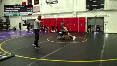 165 lbs Quarterfinal - Damien Valdez, Lemoore College vs Donovan Chavez, Cerritos College