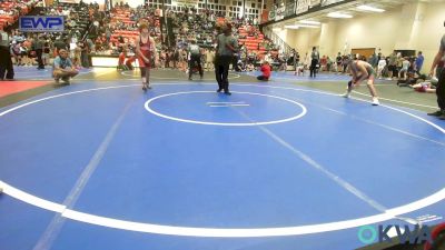 132 lbs Semifinal - Rayke Wilson, Fort Gibson Youth Wrestling vs Brody Johnson, Raw Wrestling Club