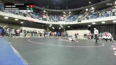 100 lbs Champ. Round 3 - Susan Cruz, Unattached vs Addison Hadsall, Unattached