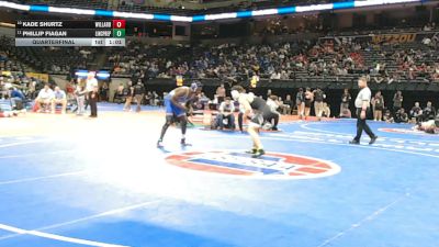 175 Class 3 lbs Quarterfinal - Kade Shurtz, Willard vs Phillip Fiagan, Lincoln College Prep