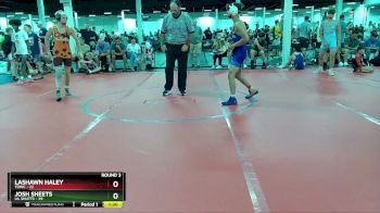 130 lbs Round 3 (4 Team) - Josh Sheets, Lil Shutts vs Lashawn Haley, TDWC