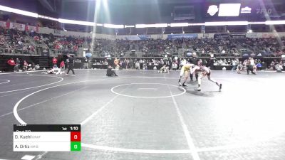 110 lbs Semifinal - Owen Kuehl, Unaffiliated vs Angelo Ortiz, NM Bad Boyz