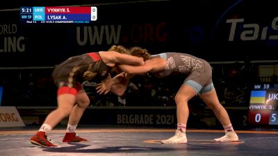 59 kg Final - Solomiia Vynnyk, Ukr vs Anhelina Lysak, Pol