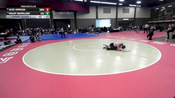 120 lbs Champ. Round 1 - Kolby Moreland, Azle vs Alec Arriaga, Amarillo Tascosa