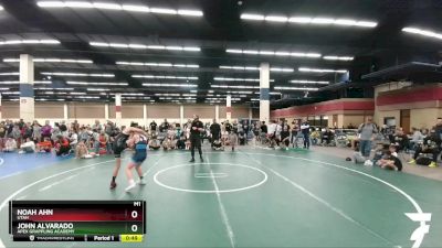 100 lbs Quarterfinal - John Alvarado, Apex Grappling Academy vs Noah Ahn, Utah