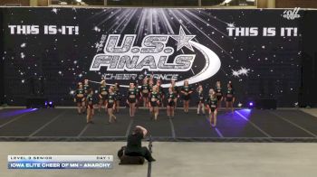 Iowa Elite Cheer of MN - ANARCHY [2026 L3 Senior Day 1] 2026 The U.S. Finals Des Moines