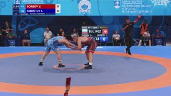 97 kg Repechage - Valentin Borisov, Bulgaria vs Al Akhmetov, Kyrgyzstan