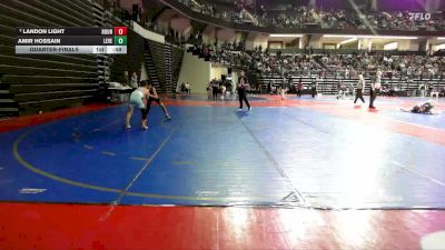 91 lbs Quarterfinal - Landon Light, Roundtree Wrestling Academy vs Amir Hossain, Level Up Wrestling Center