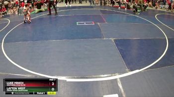 51 lbs Quarterfinal - Luke Minich, Southern Utah Elite vs Layton West, Green River Grapplers