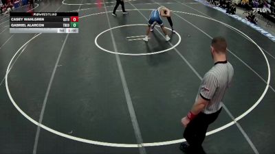 144 lbs Semis & 1st Wrestleback (8 Team) - Casey Wahlgren, Gothenburg vs Gabriel Alarcon, Tri County