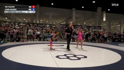 62 kg Champ. Rd Of 32 - Nia Hagler, Champions Wrestling Club vs Janie Houser, Menlo Wrestling Club