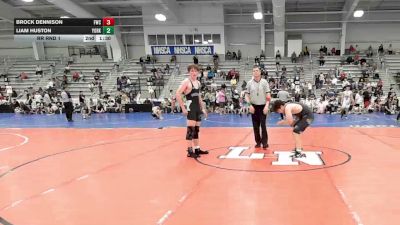 152 lbs Rr Rnd 1 - Brock Dennison, Freakztyle Wild Cards - HSB vs Liam Huston, Yorktown Wrestling Club - HSB