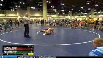 165 lbs Round 9 (10 Team) - Bella Porcelli, Iowa Pin-A-Sarus vs Klarissa Rinne, Nebraska Tsunami