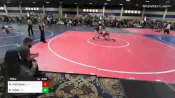 109 lbs Consi Of 8 #2 - Marisol Rodriguez, North Coast Grapplers vs Delilah Lopez, Dog Pound Wrestling