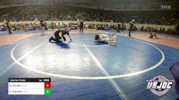 75 lbs Quarterfinal - Beckett Parker, Deer Creek Wrestling Club vs Ely Garrett, D3 Wrestling Cluib