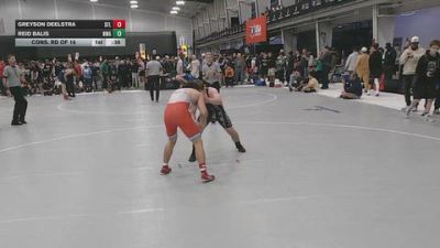 165 lbs Cons. Rd Of 16 - Greyson Deelstra, Sioux Falls Lincoln vs Reid Balis, Nexus Wrestling Academy