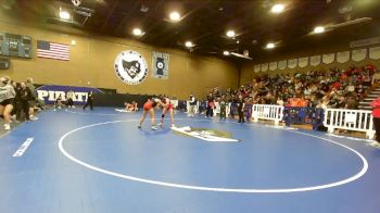 130 lbs 3rd Place Match - Naomi Loredo, Kerman vs Asia`h Scheidt, Nipomo