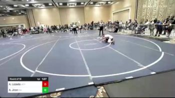 126 lbs Round Of 16 - Angelo Lozado, Jefferson Saints vs Andres Jiron, Rio Rancho