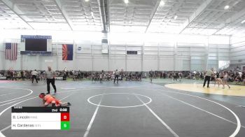 54 lbs Quarterfinal - Benaiah Lincoln, Mingus Mountain WC vs Hazel Cardenas, Outlaws WC