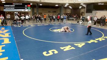 106 lbs Cons. Round 4 - Lucas Bach, Washington vs Parker Barry, Unattached